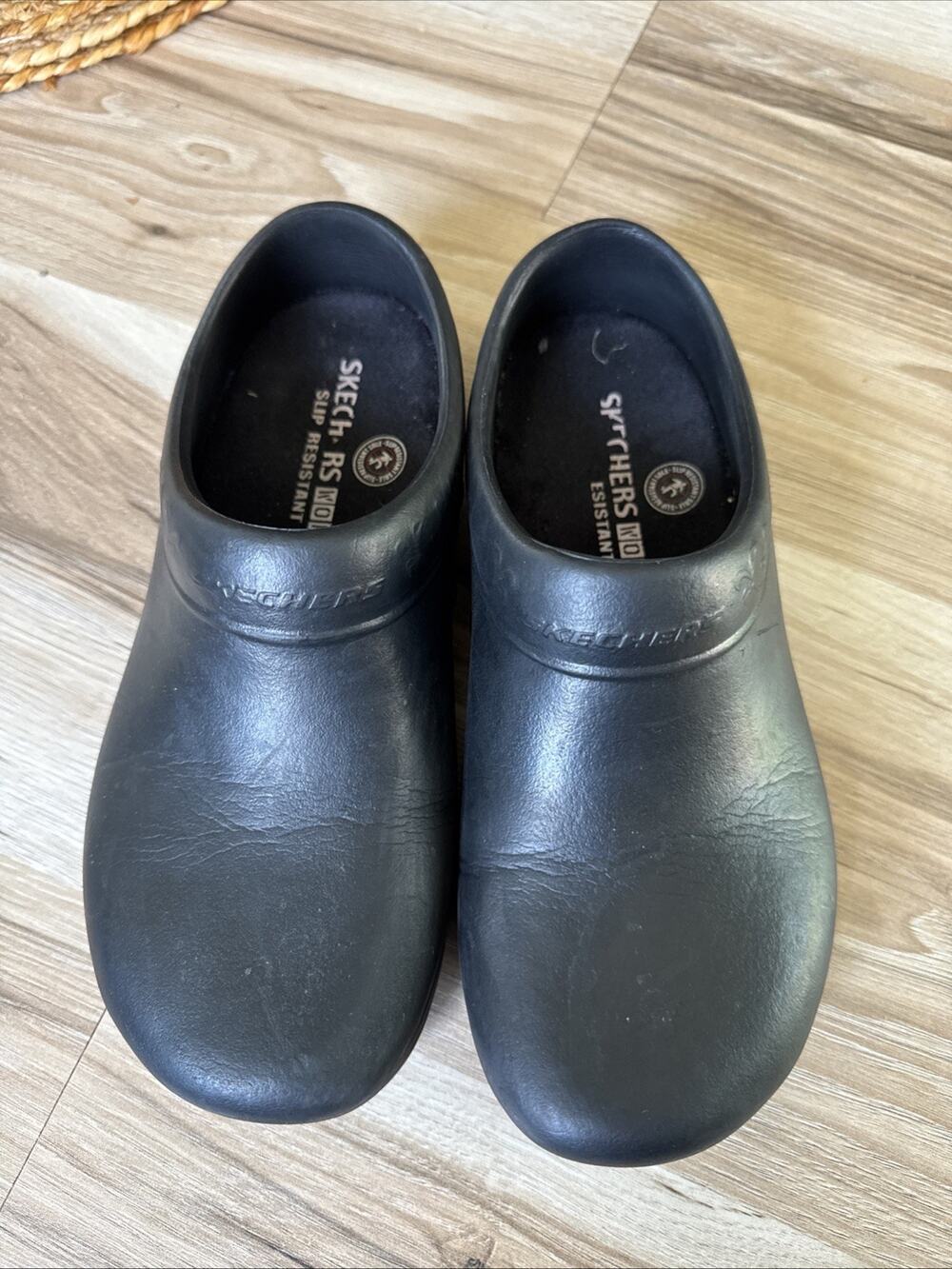 Skechers Work Oswald-Balder Women’s Slip Resistant Clog Mule Hospitality size 7